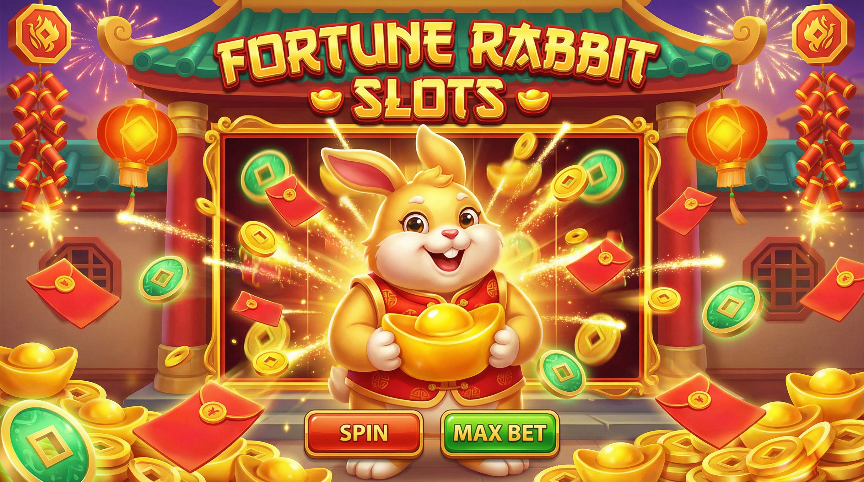发财兔子老虎机游戏界面